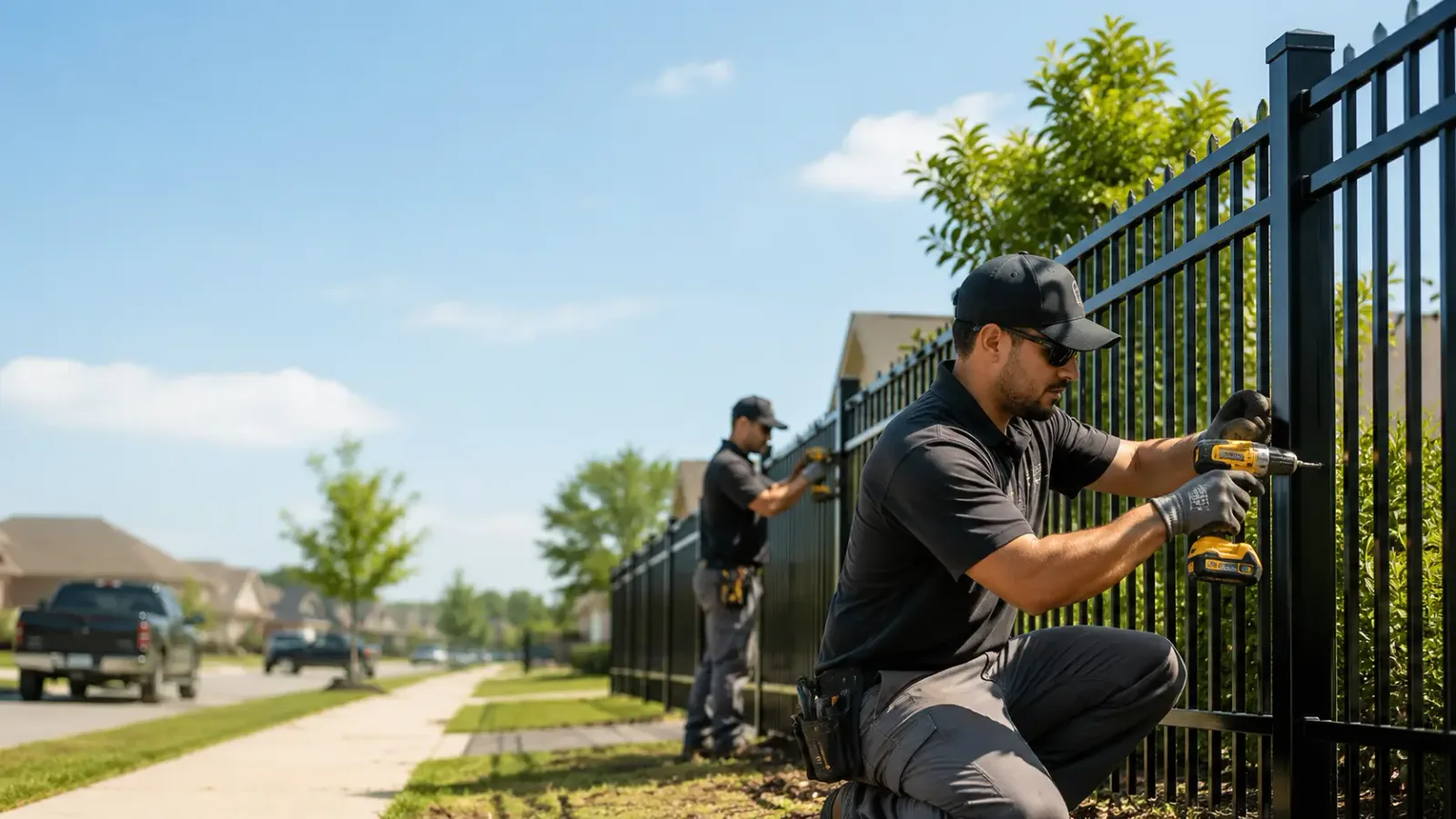 Metal Fence Installation in Clarks Hill, IN